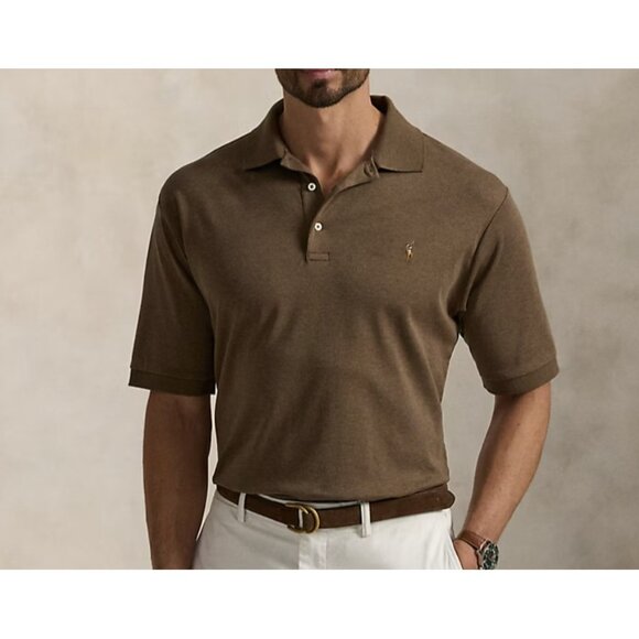 Polo Ralph Lauren Classic Fit Polo Shirt Cedar Heather ( 4XLT ) - Picture 1 of 3